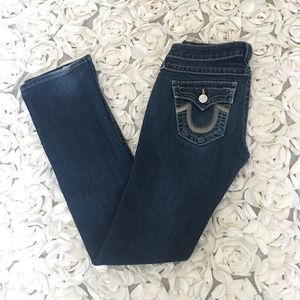 True Religion straight pocket design jeans